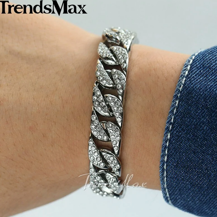 Pulsera cubana Miami Gold Curb