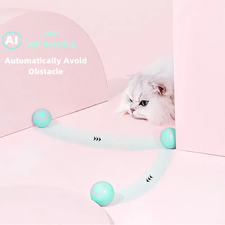 Juguetes de pelota inteligentes para gatos